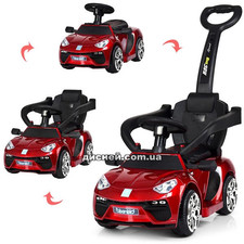 Детский электромобиль-толокар M 3591 LS-3, Lamborghini, красный в автопокраске